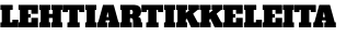 Lehtiartikkeleita 